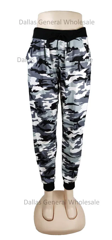 Girls Camouflage Track Pants Wholesale