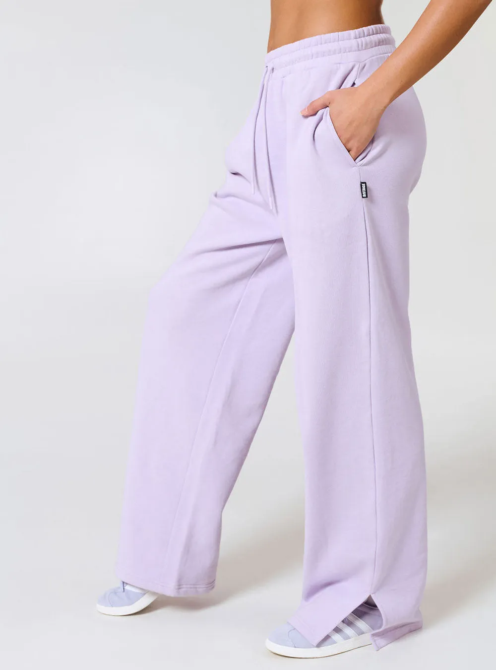 Girls It's A Vibe Flared Pants Lavender