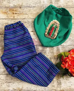 Guadalupe Bib and Pants Set for Boys