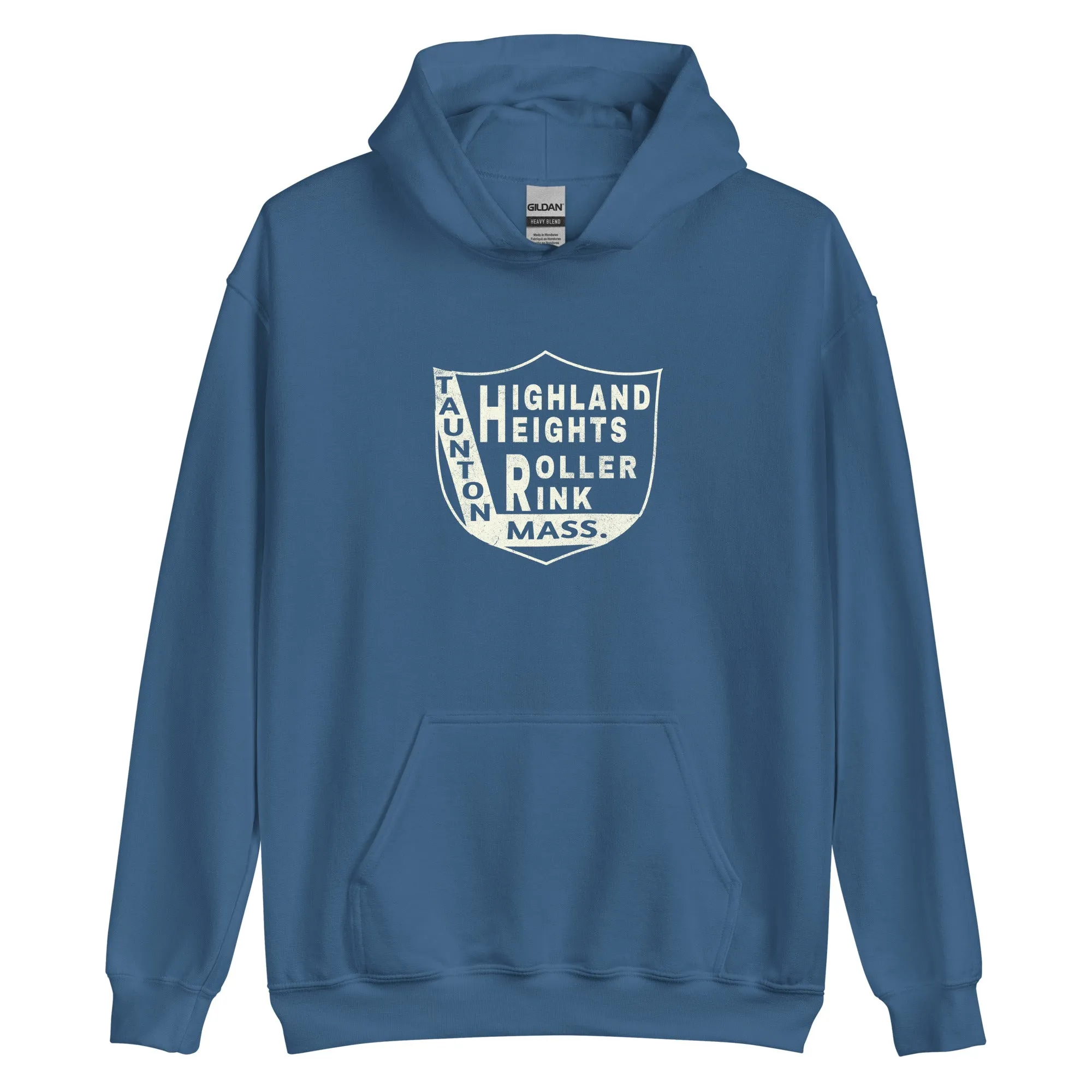 Highland Heights Roller Rink Hoodie - Taunton, MA | Retro Roller Skating Sweatshirt