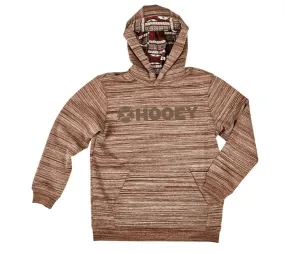 Hooey Youth “Lock Up” Brown Space Dye Hoodie HH1177BR-Y