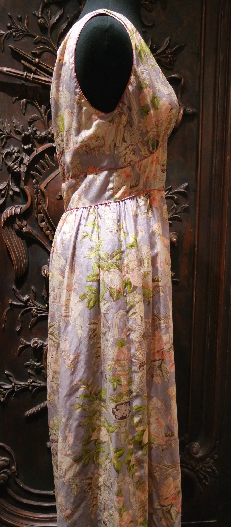 James Coviello Garden Toile Party Dress