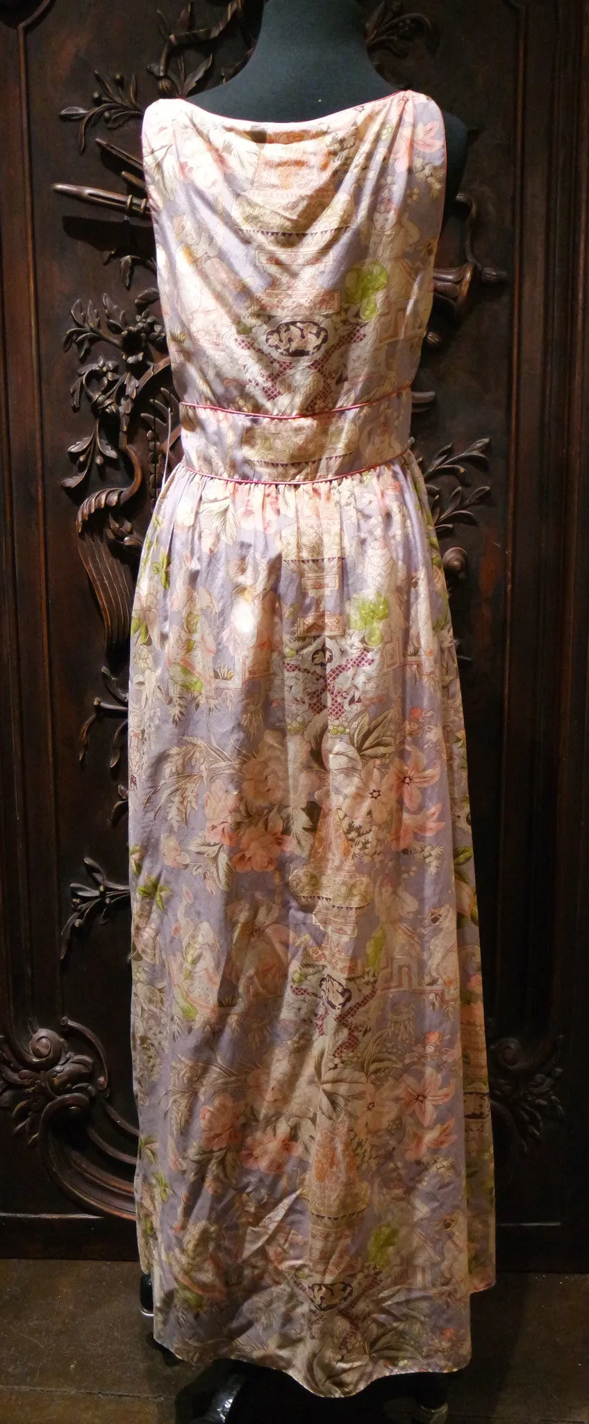 James Coviello Garden Toile Party Dress