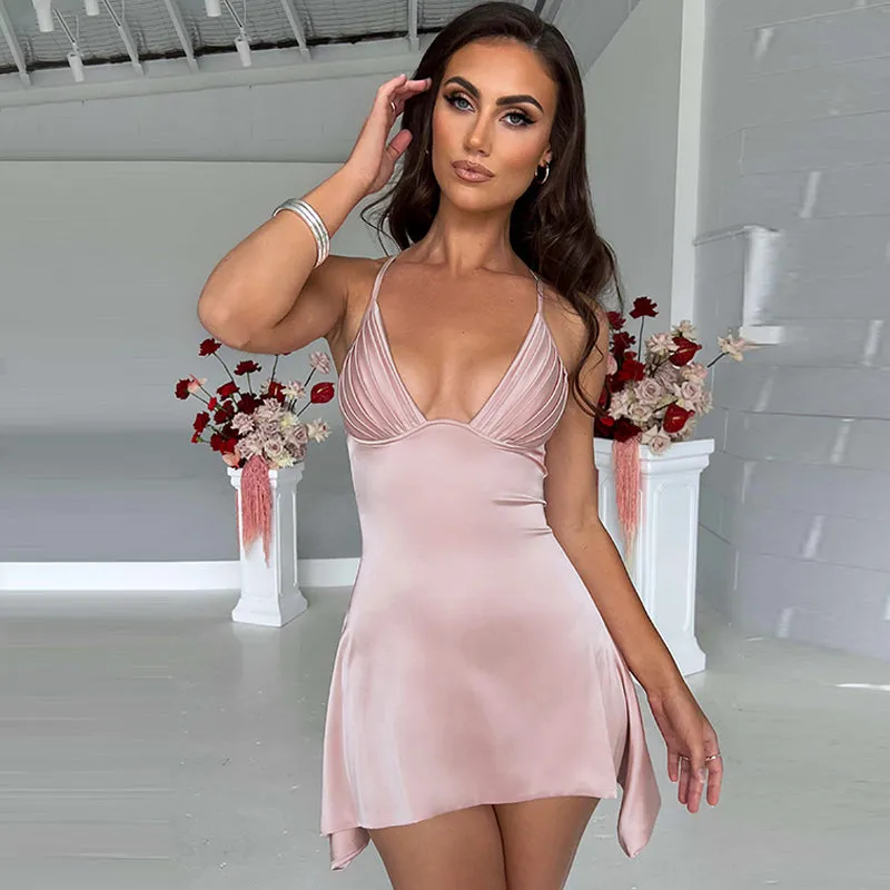 Jenica Satin Mini Dress