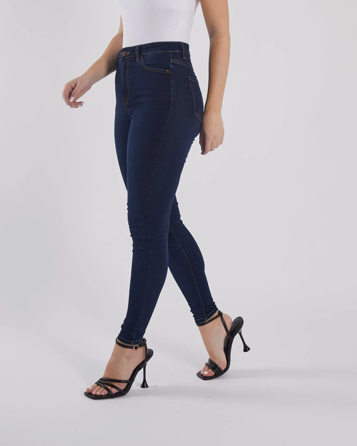 Jessica HR Skinny Denim Blue