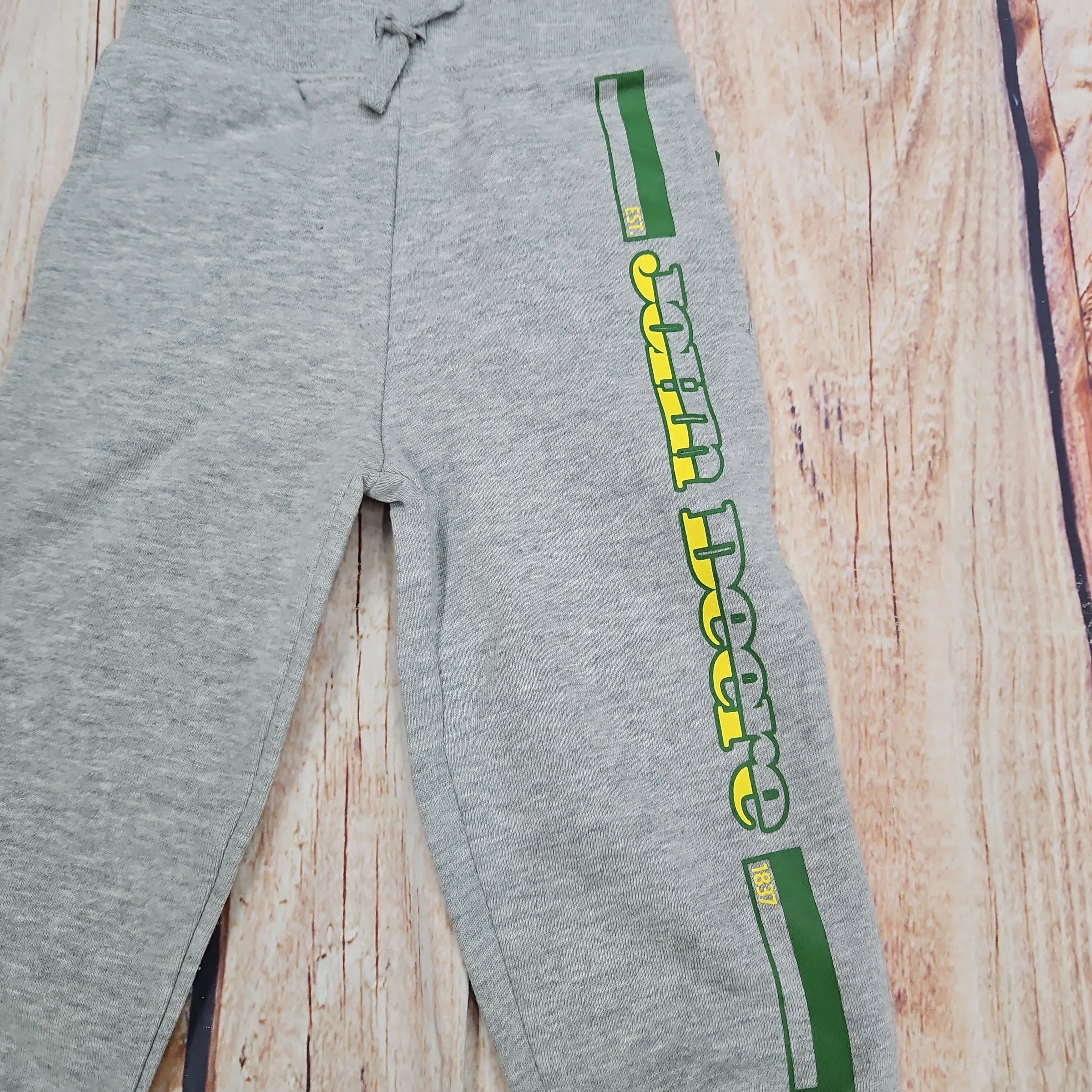 JOHN DEERE BOYS FLEECE JOGGERS HEATHER GREY J4P370HT