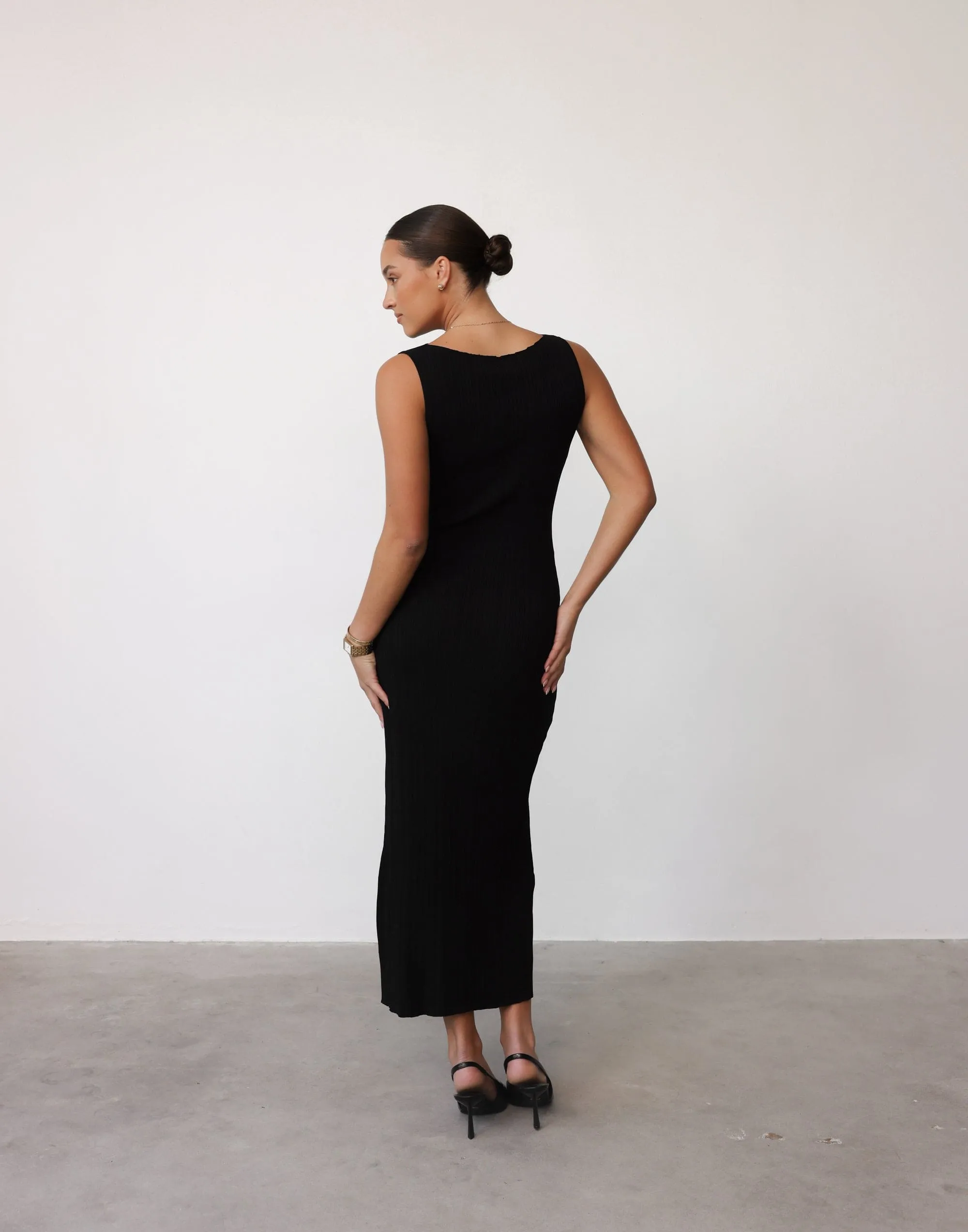 Kienna Maxi Dress (Black)