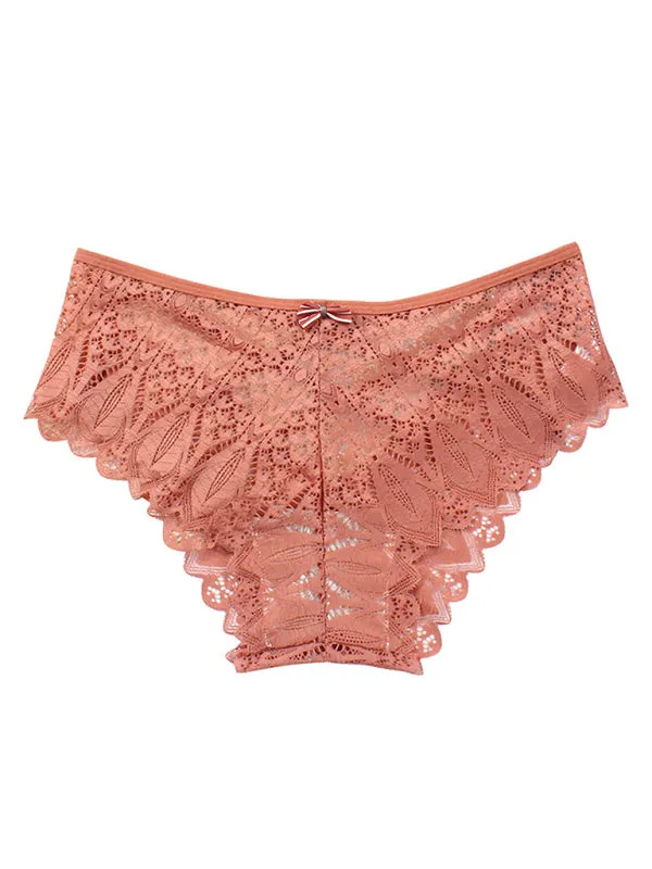 Lace Women's Low-Waist Panty Briefs