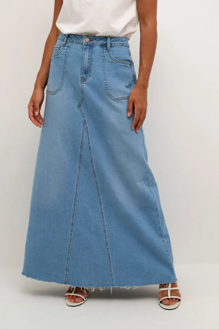 Marie Denim Maxi Skirt