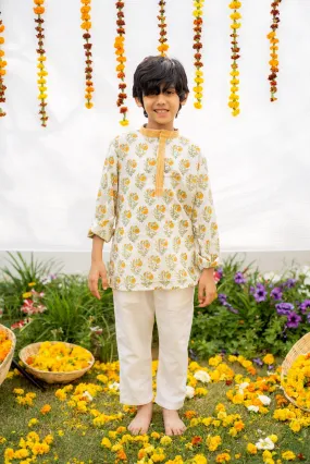 Meloow yellow kurta set