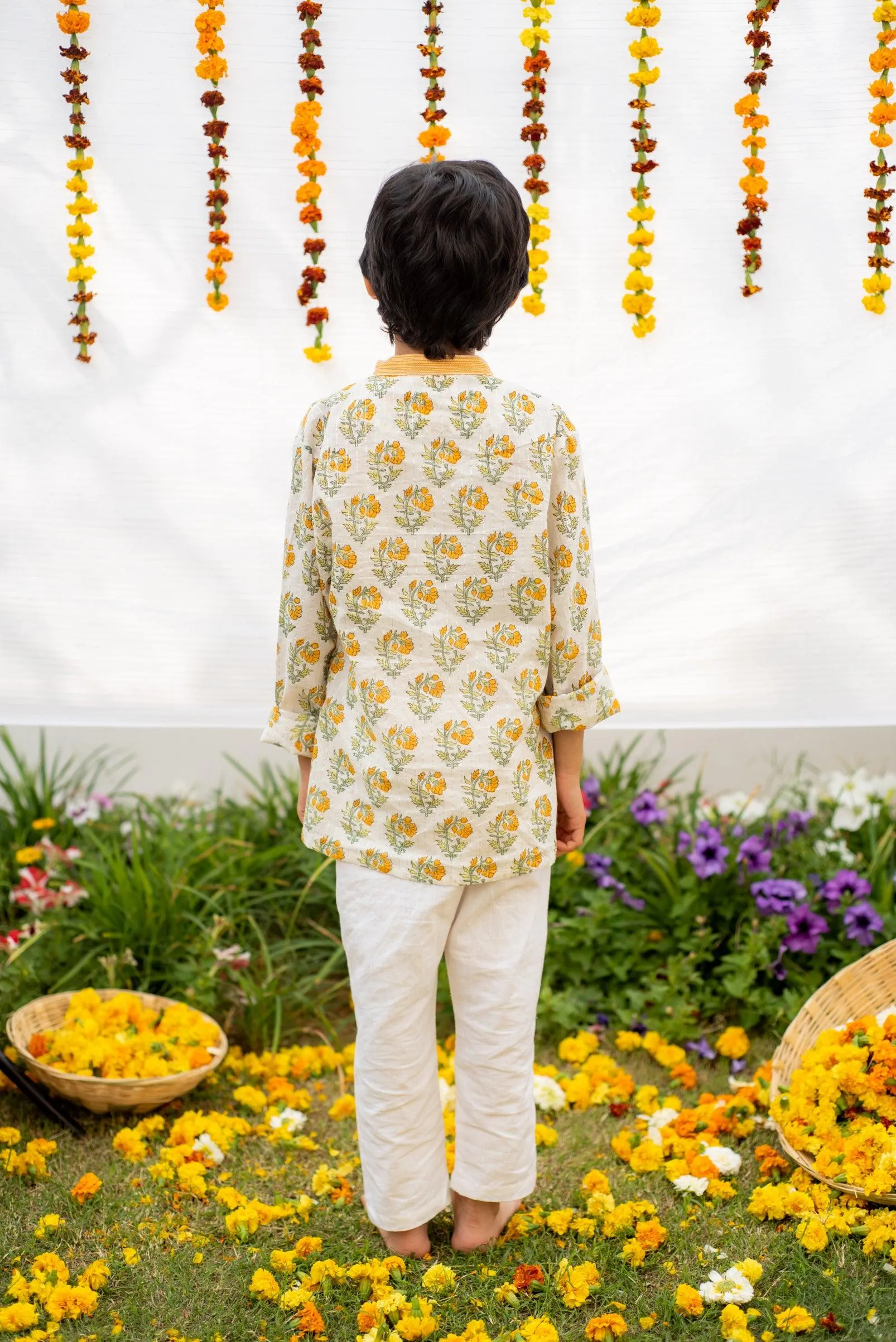 Meloow yellow kurta set