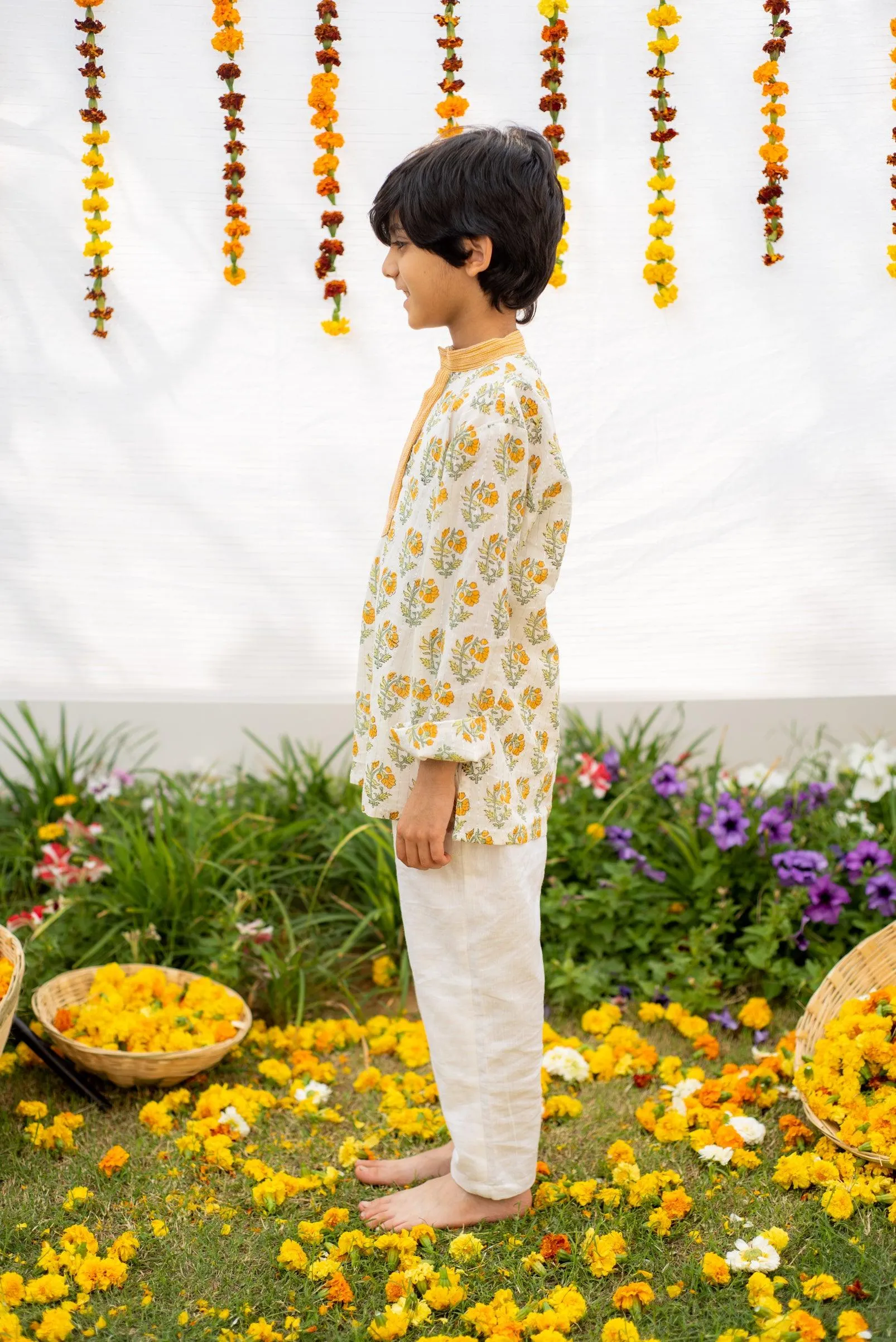 Meloow yellow kurta set