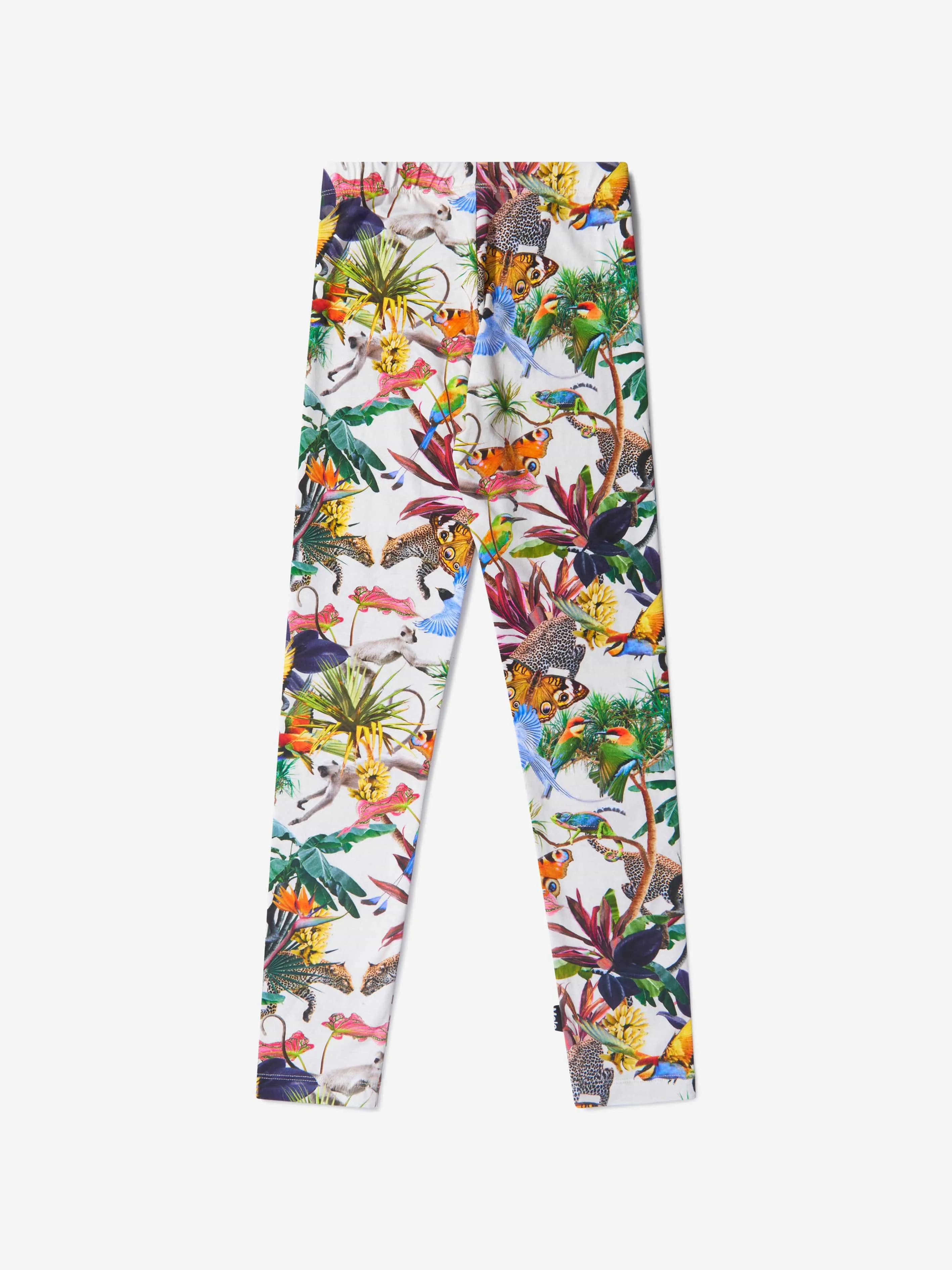 Molo Girls Organic Cotton Imaginary Jungle Leggings