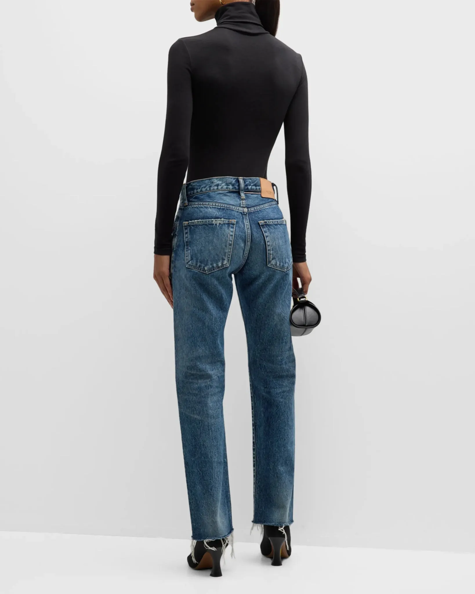 Moussy Mv Sundown Straight Jeans in Blue