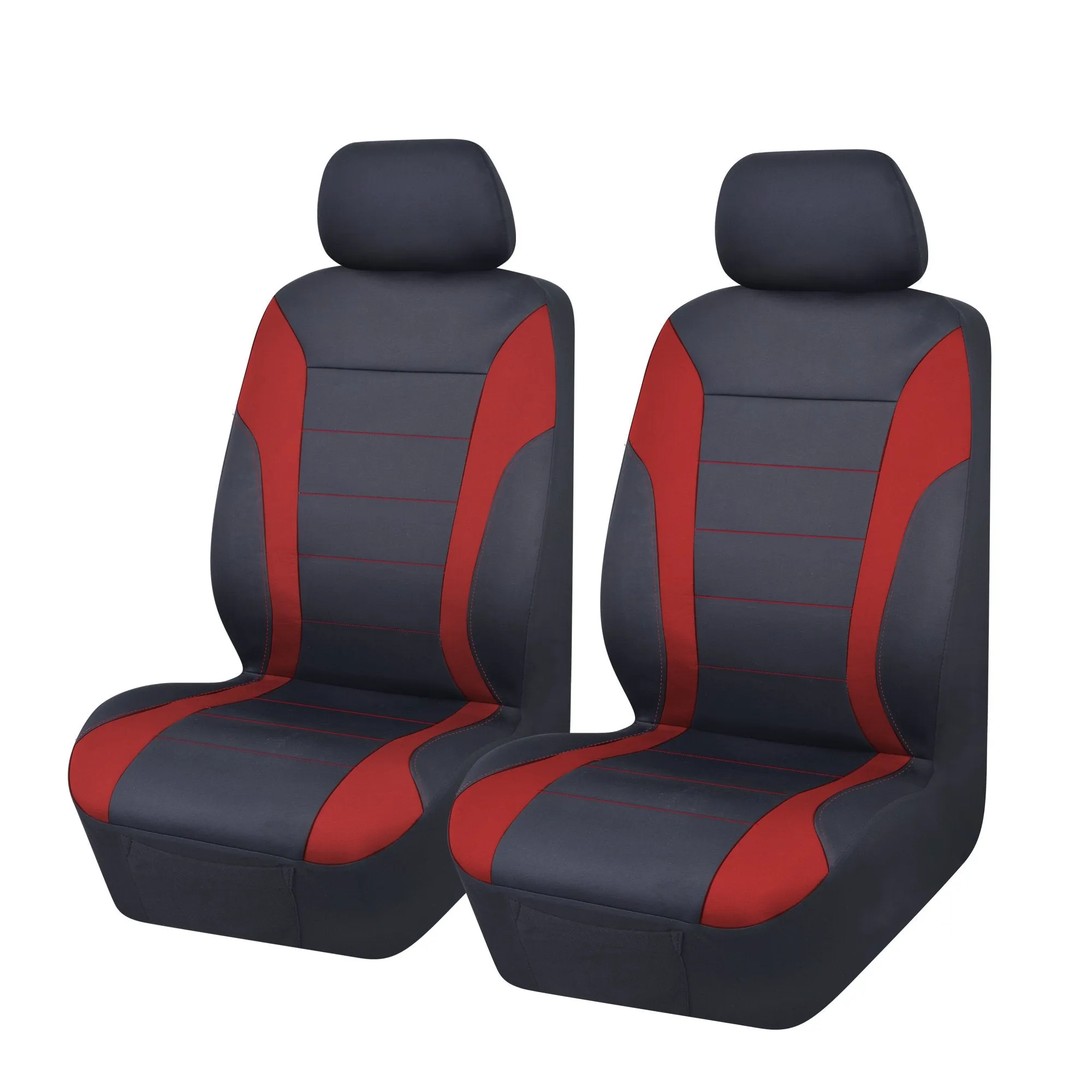 MyCar Universal Ultra Light Neoprene Front Seat Covers Size 30/35 - Blue/Red NEOA3505