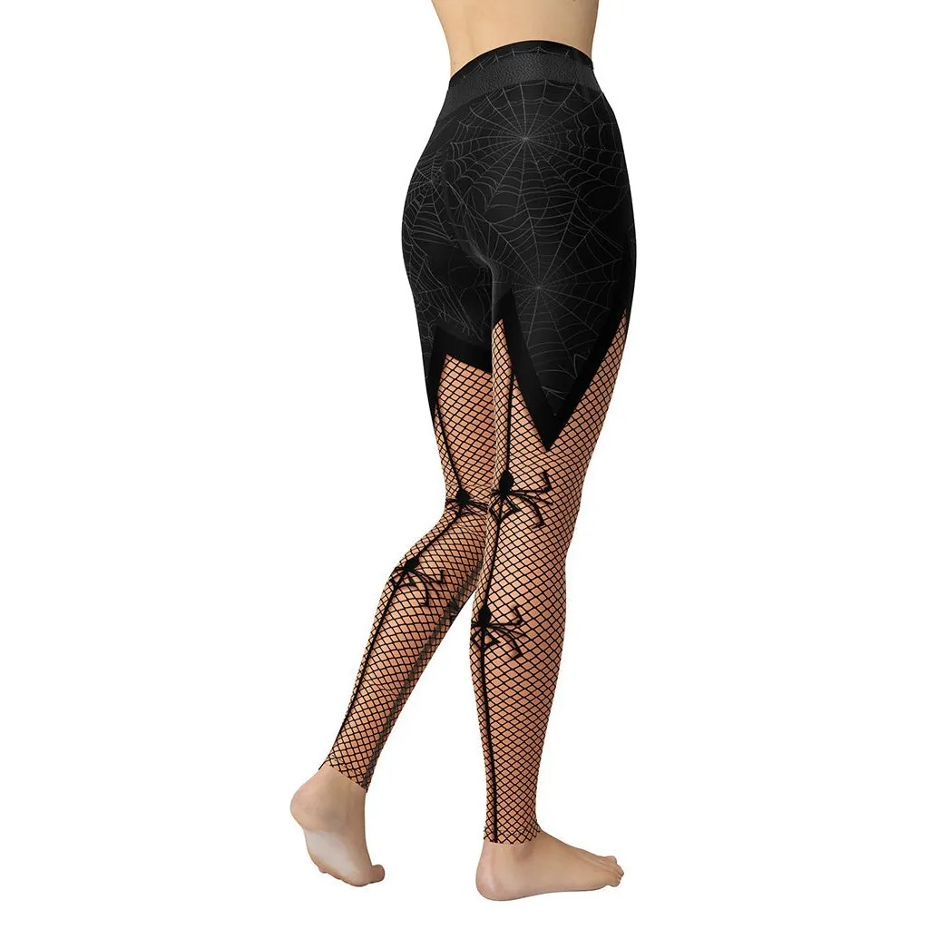 Naughty Halloween Yoga Leggings