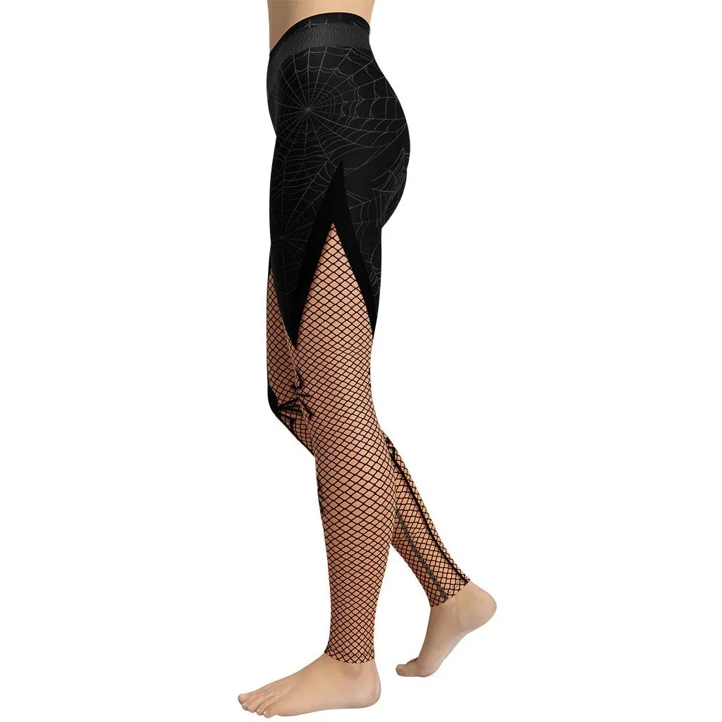 Naughty Halloween Yoga Leggings