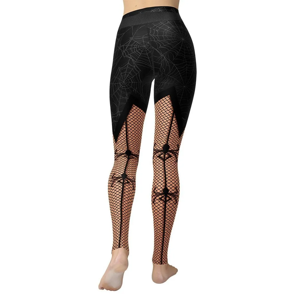 Naughty Halloween Yoga Leggings