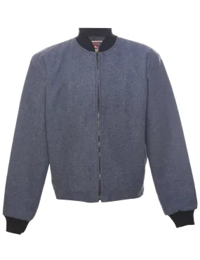 Navy Wool Jacket - L