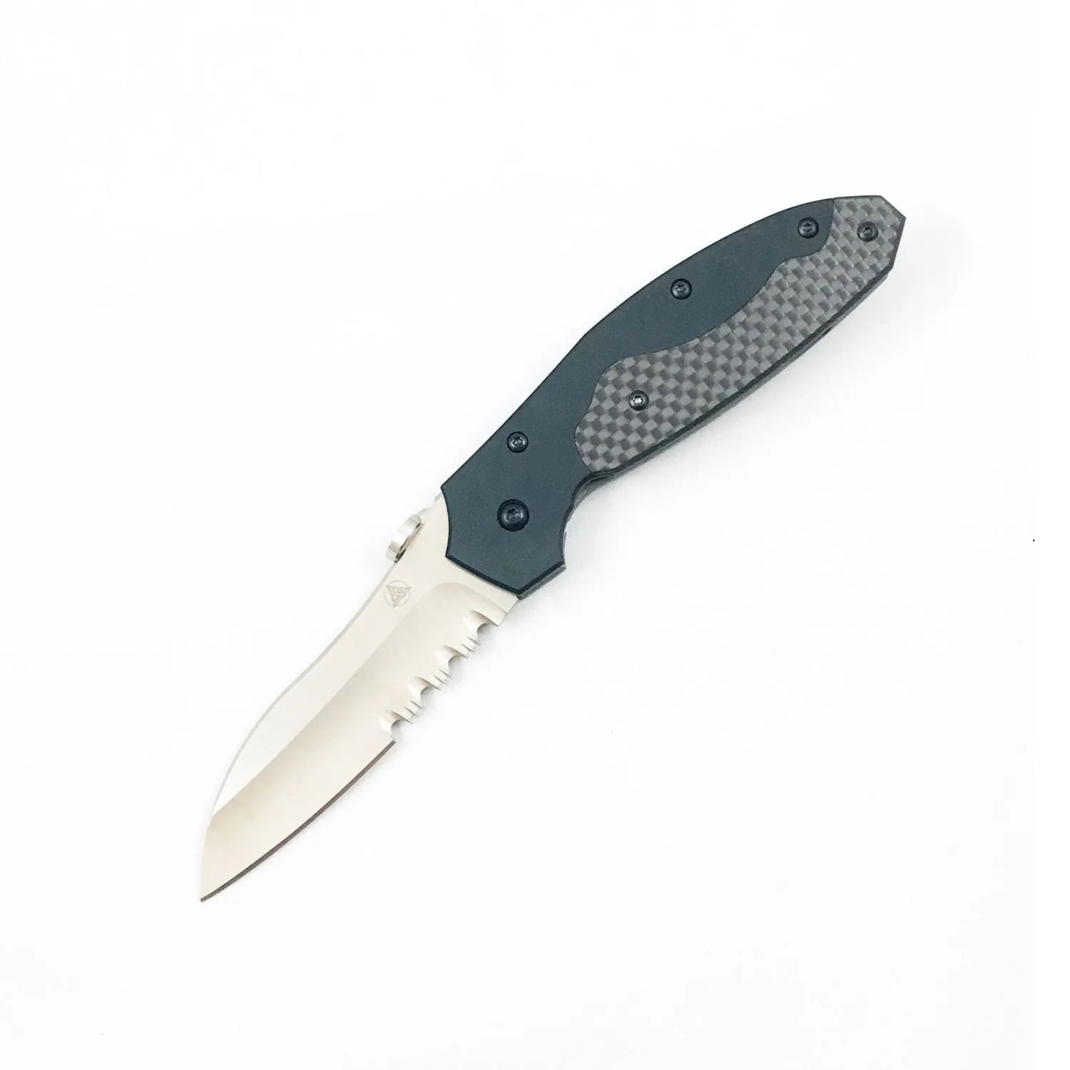 Nemesis Manx Folder 3.0" Satin Combo Blade 7.15" Overall