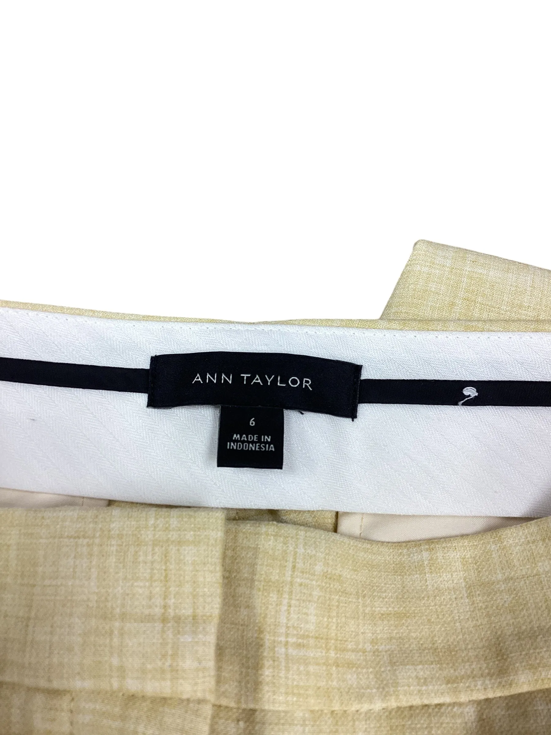 Pants Dress By Ann Taylor In Yellow, Size: 6