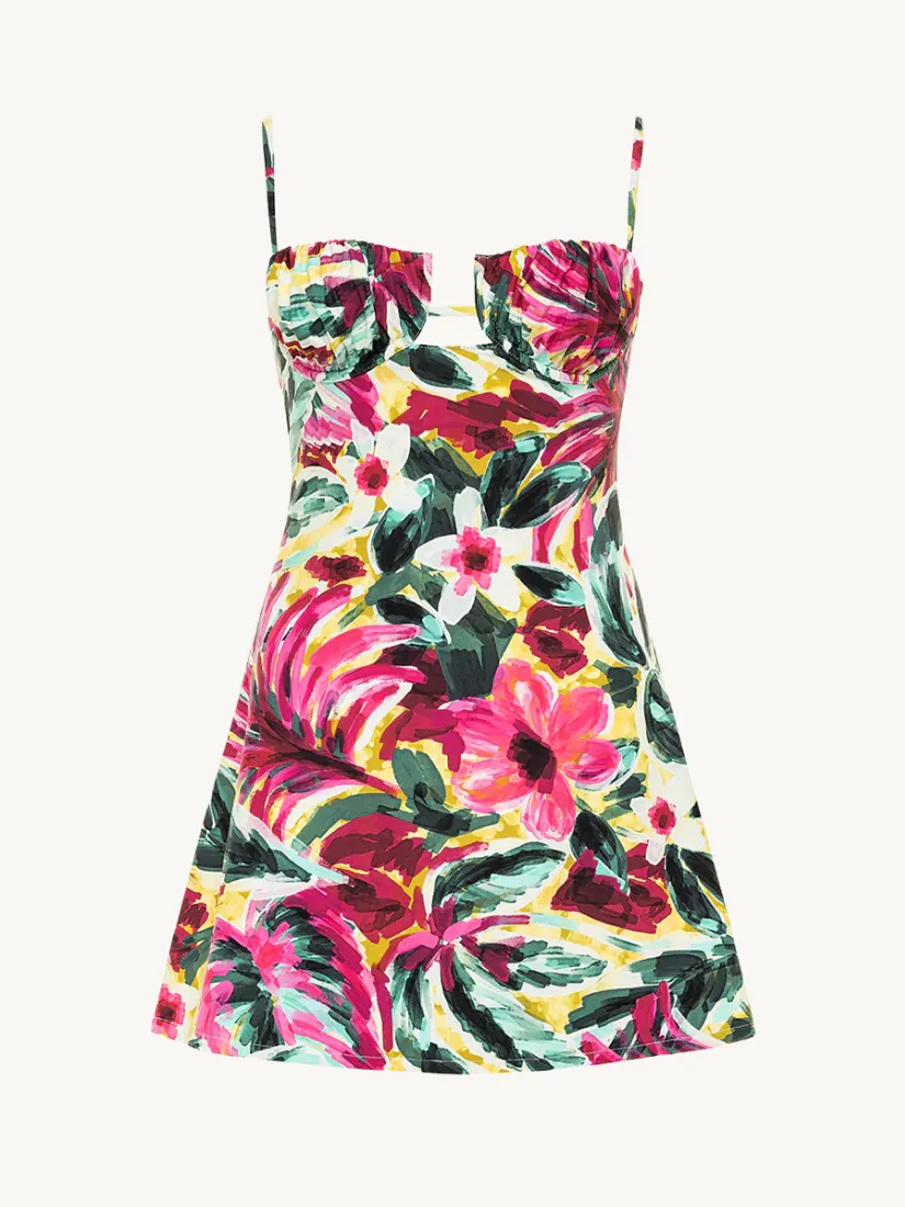 Petal Short Slip Dress Isla Floral