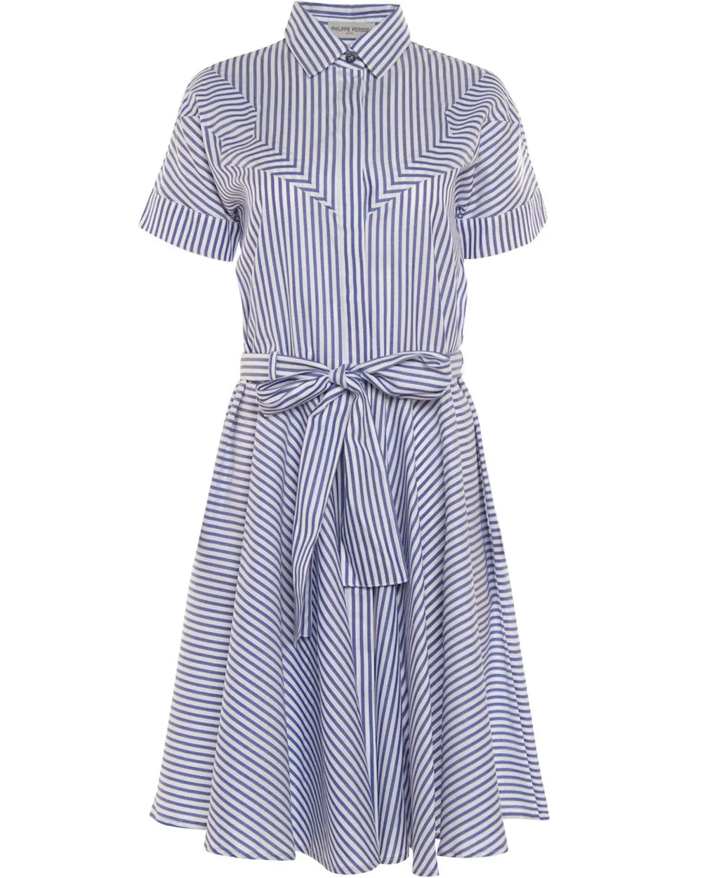 Pinstripe Flash Bolt Dress