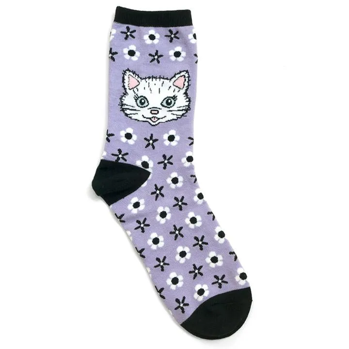 Purple Cat Socks (Smarty Pants Paper)