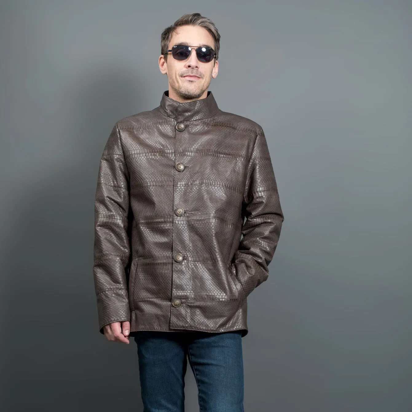 Python Leather Luxury jacket