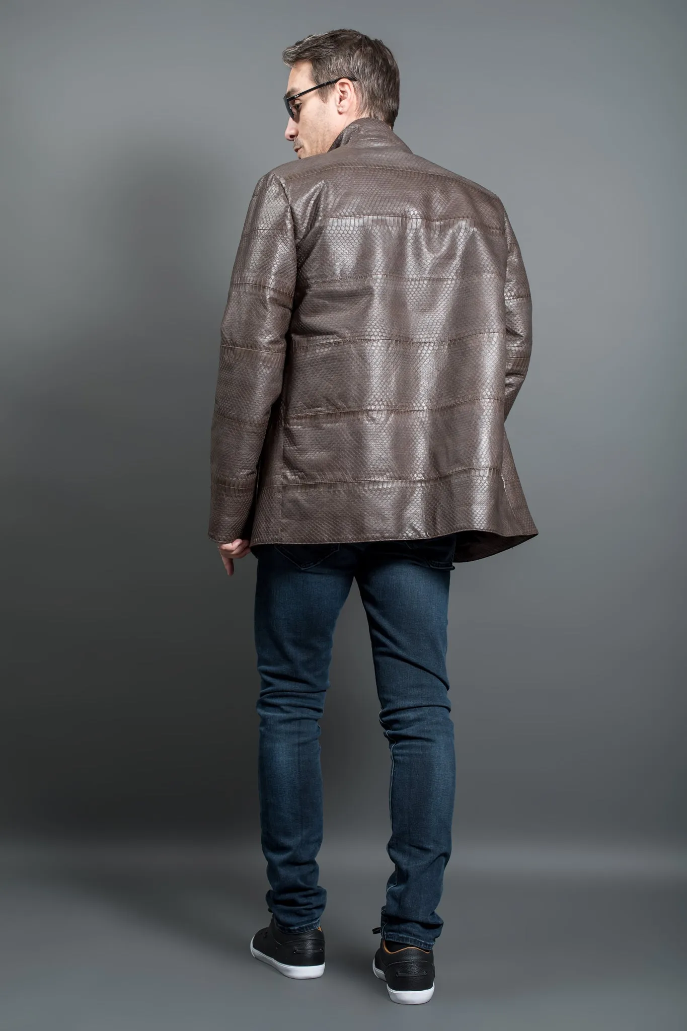 Python Leather Luxury jacket