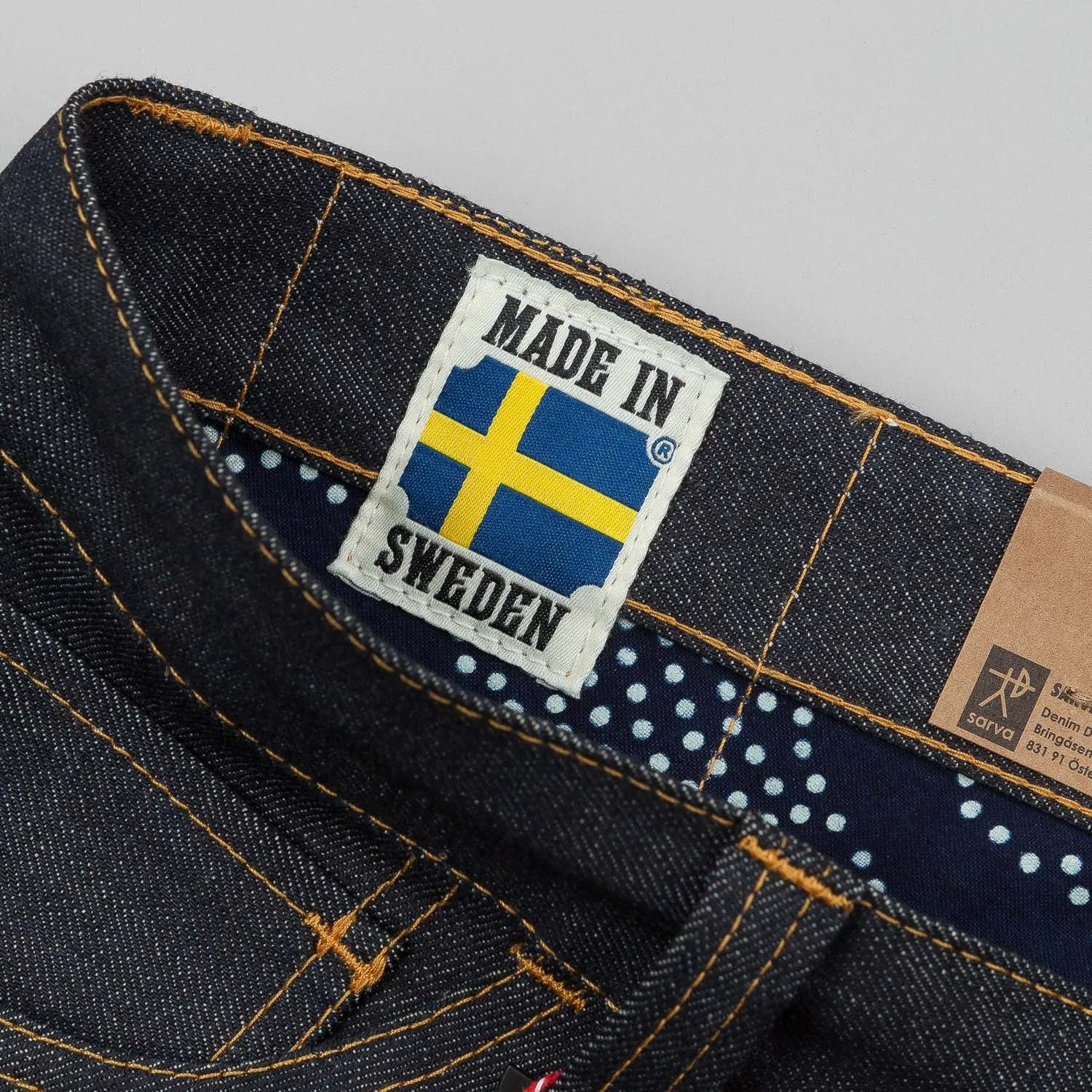 Sarva Reikte Denim Jeans - Sami Selvedge (Indigo)