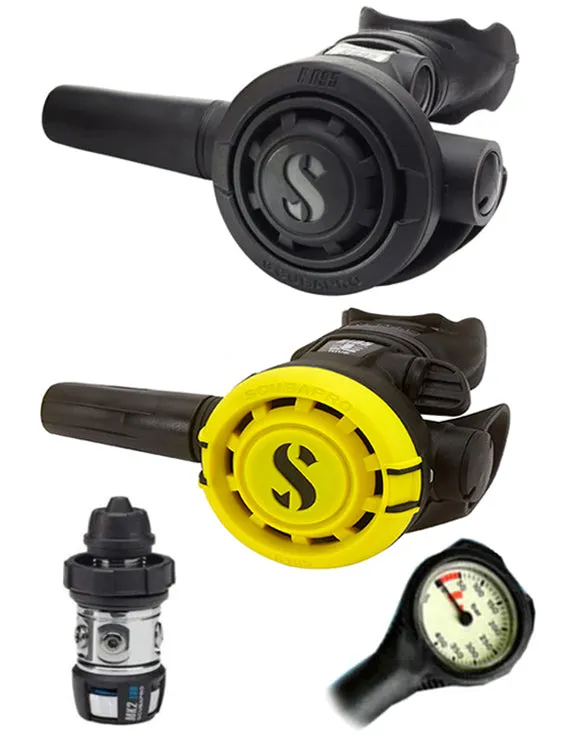 Scubapro Regulator Set: MK2 Evo (DIN or Yoke) / R095 / R-Series Octopus & Termo Gauge