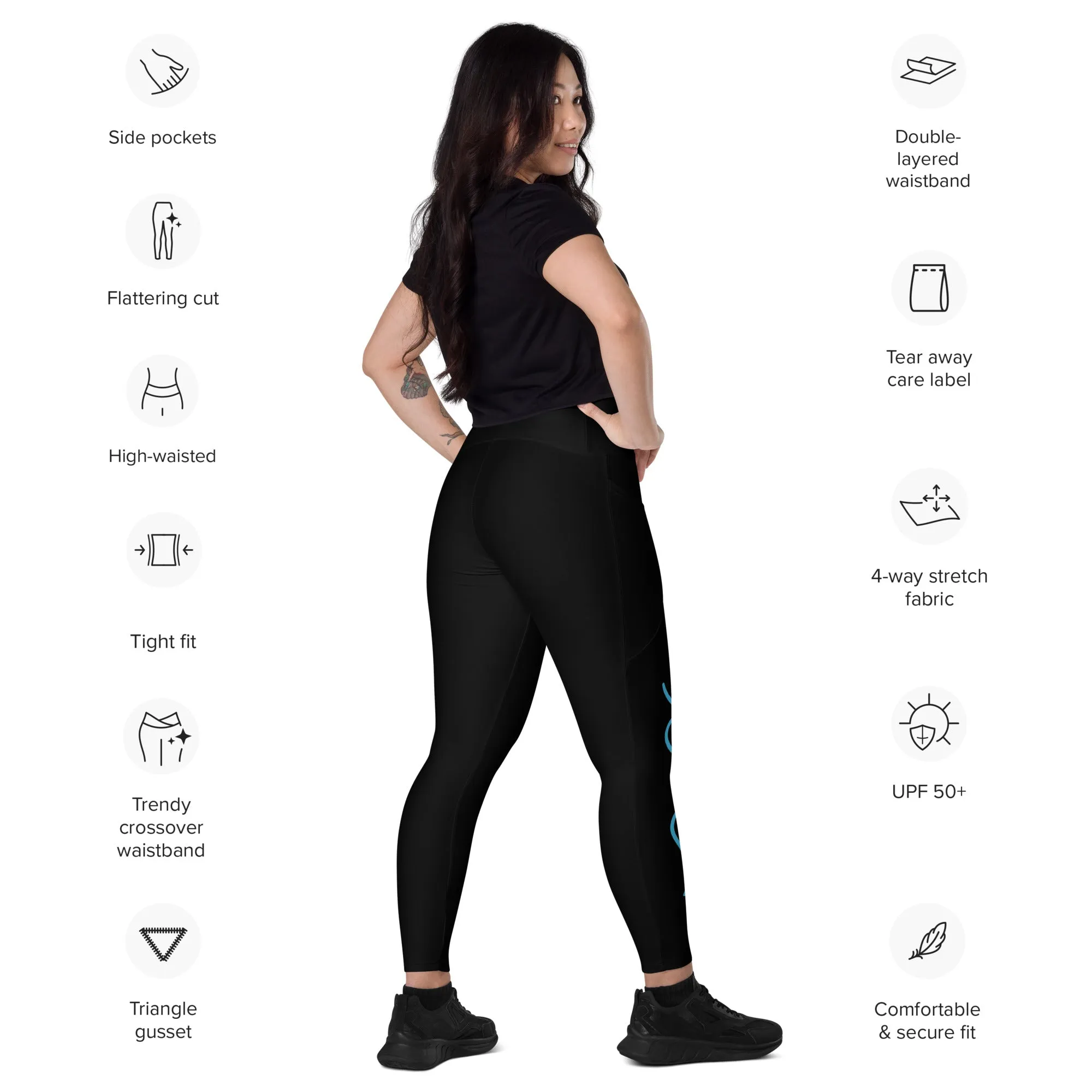 Shoreline Offroad Crossover Leggings with Pockets