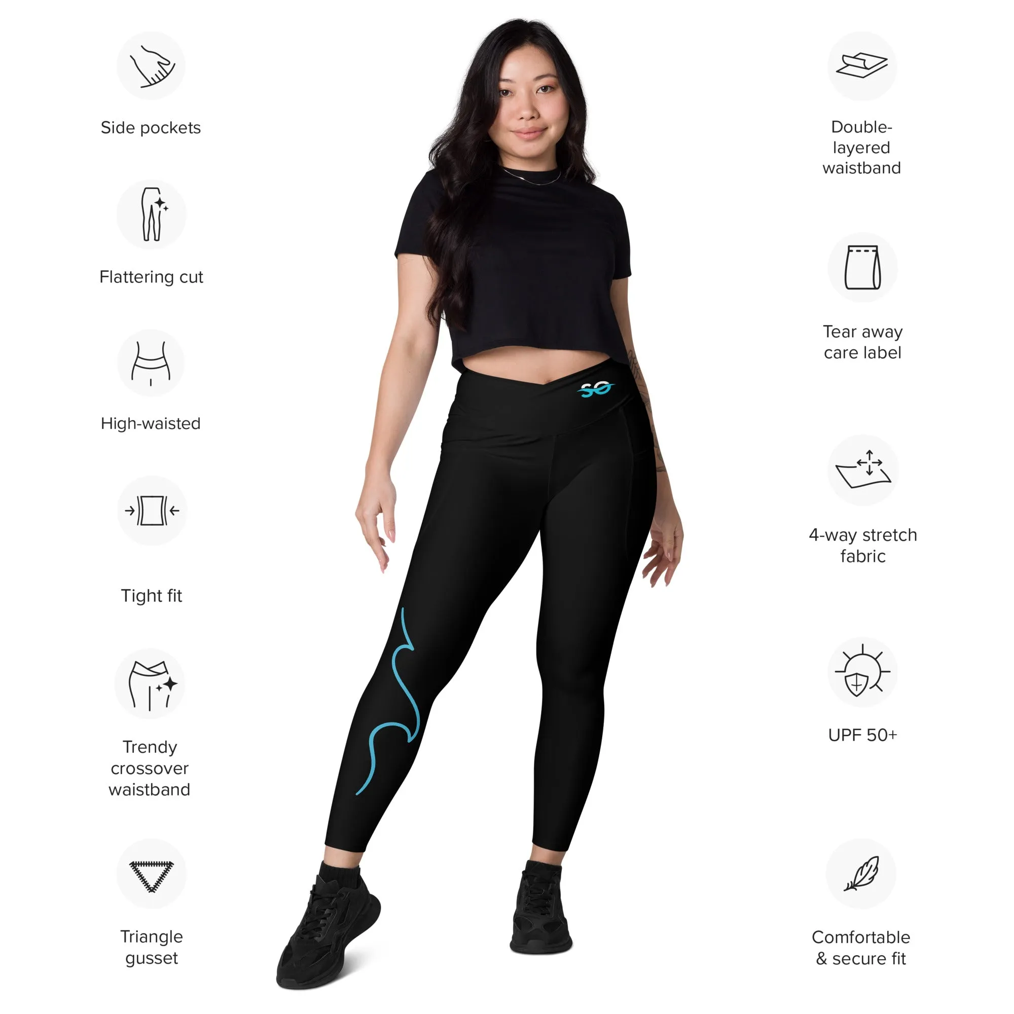 Shoreline Offroad Crossover Leggings with Pockets