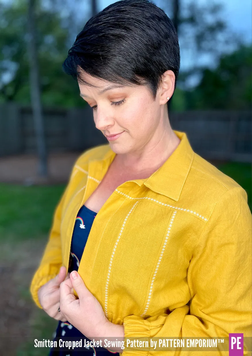 Smitten | Jean-style Cropped Jacket Sewing Pattern