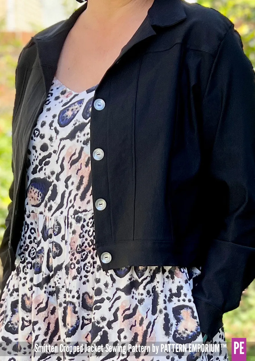 Smitten | Jean-style Cropped Jacket Sewing Pattern