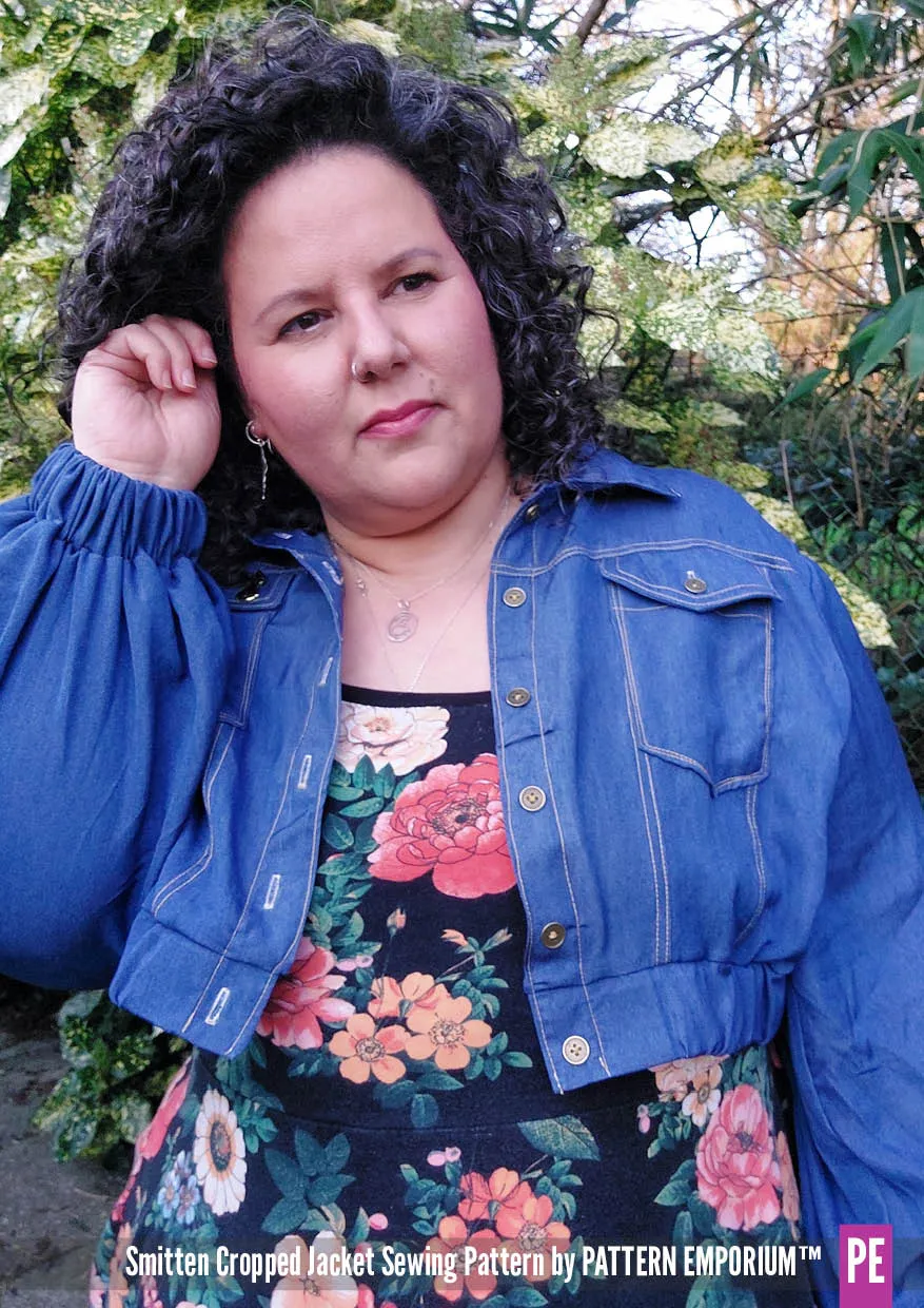 Smitten | Jean-style Cropped Jacket Sewing Pattern