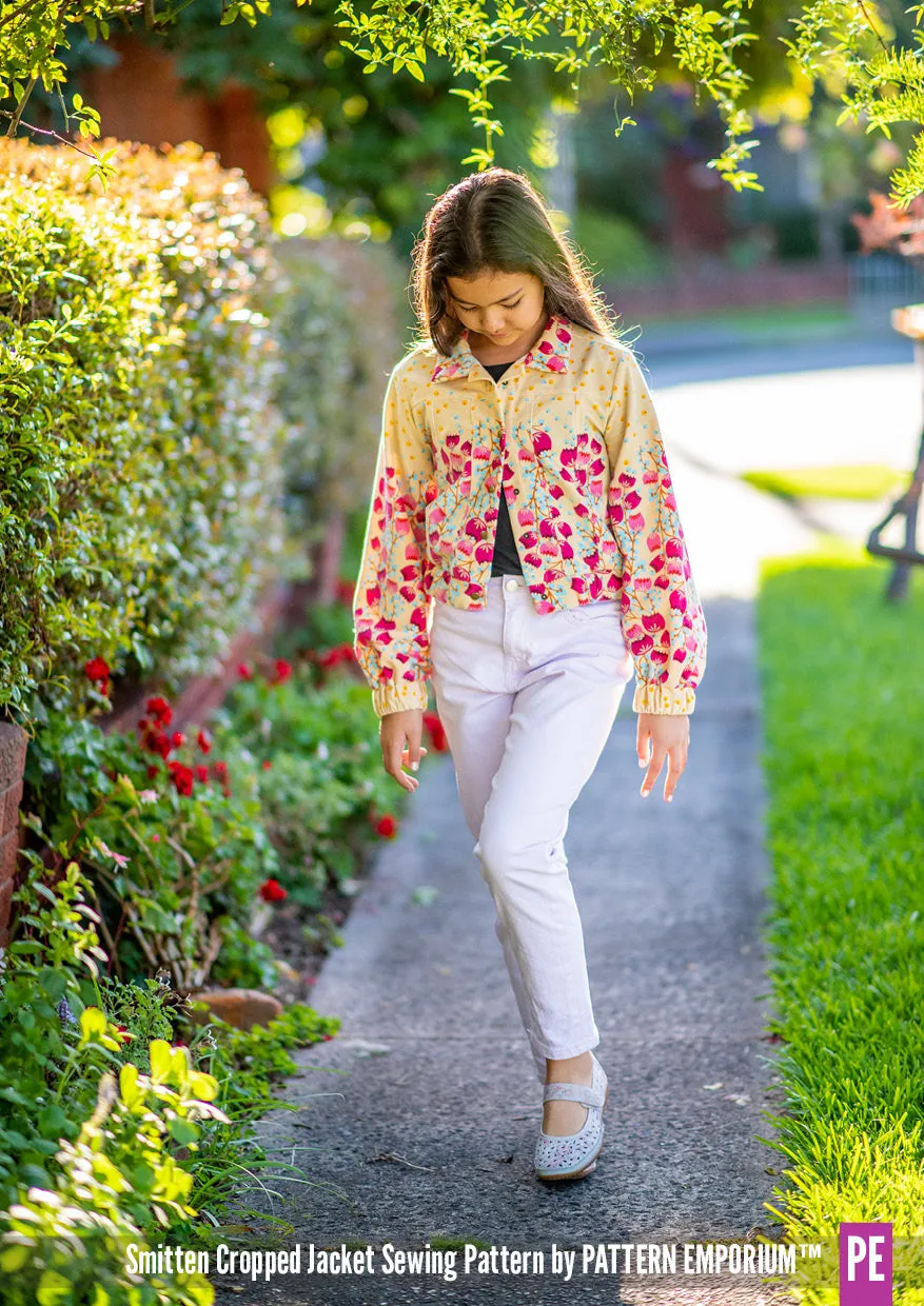 Smitten | Jean-style Cropped Jacket Sewing Pattern