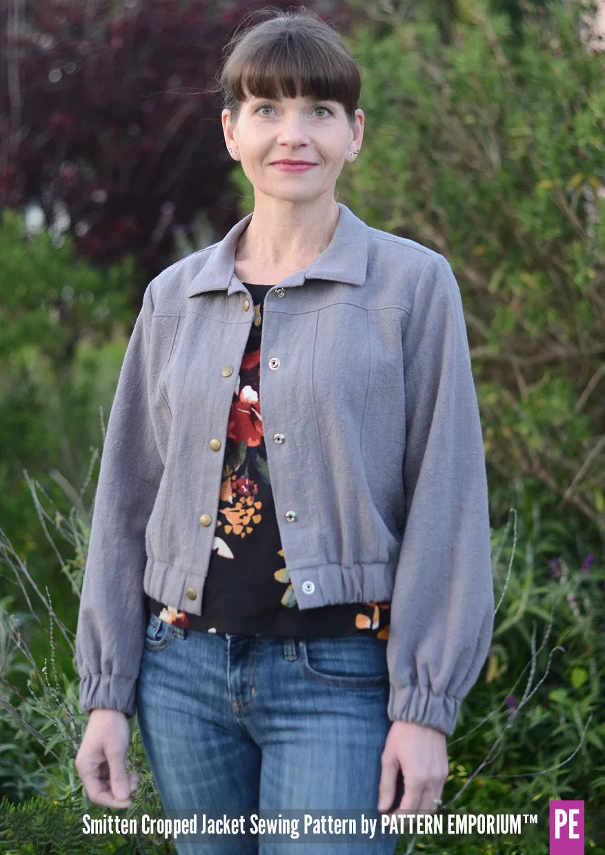 Smitten | Jean-style Cropped Jacket Sewing Pattern