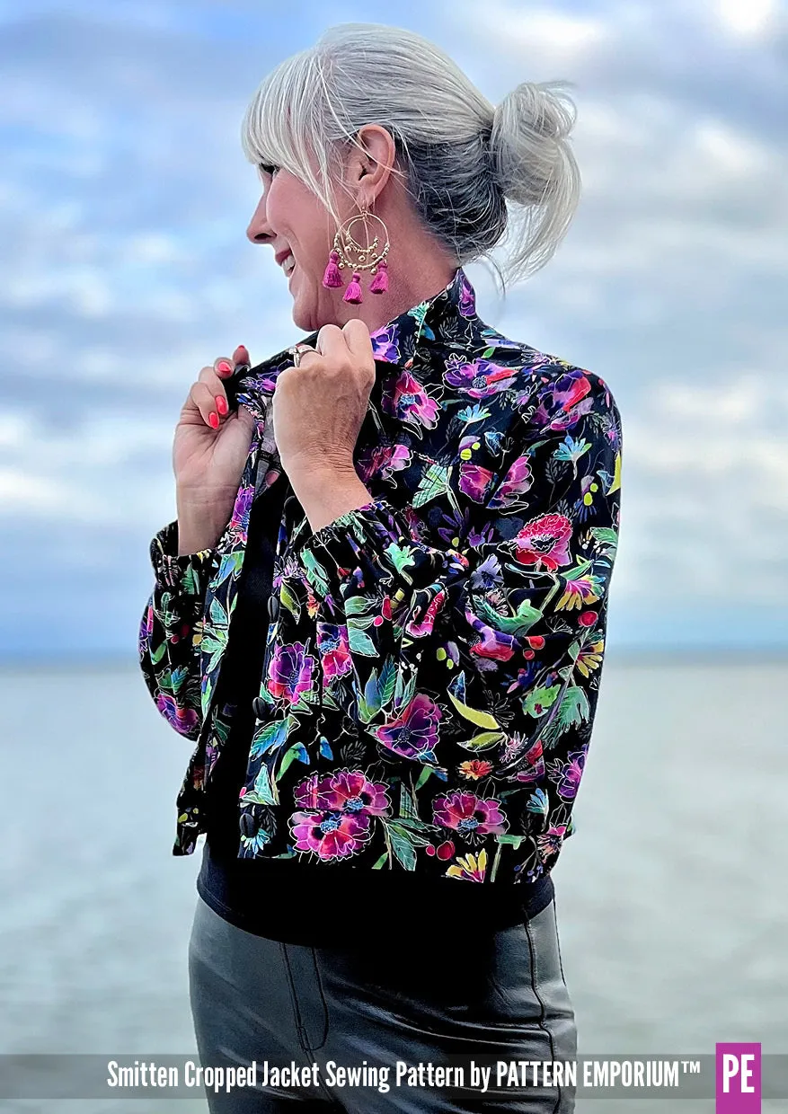 Smitten | Jean-style Cropped Jacket Sewing Pattern