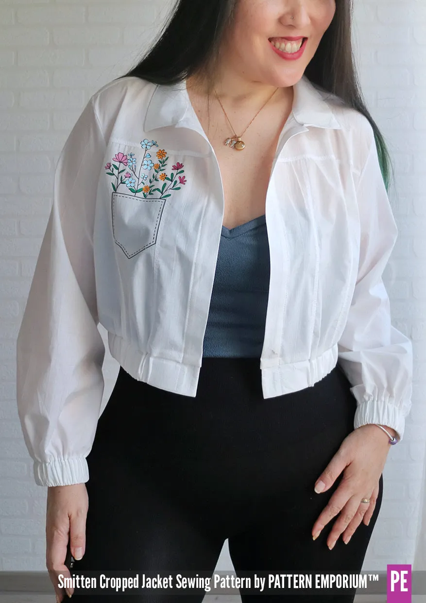 Smitten | Jean-style Cropped Jacket Sewing Pattern