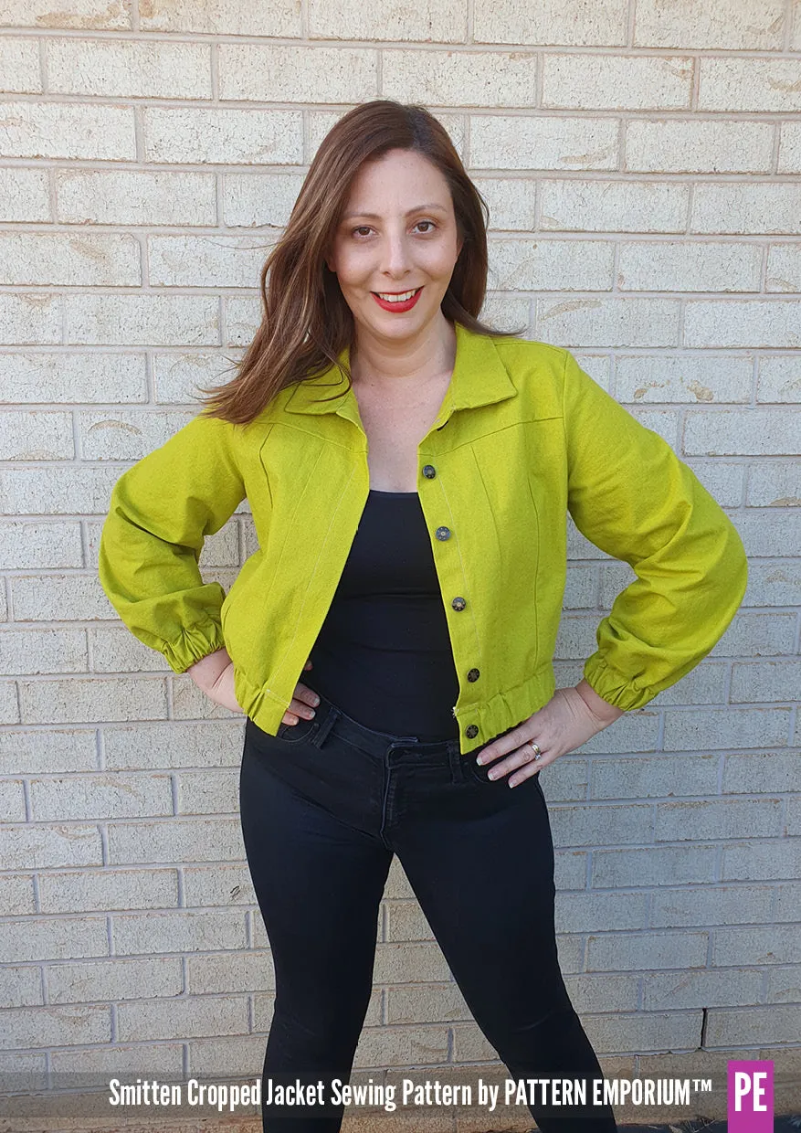 Smitten | Jean-style Cropped Jacket Sewing Pattern