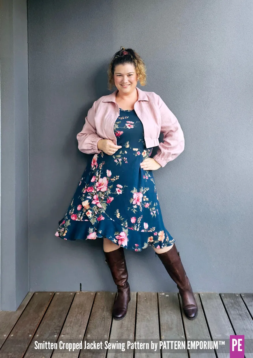 Smitten | Jean-style Cropped Jacket Sewing Pattern