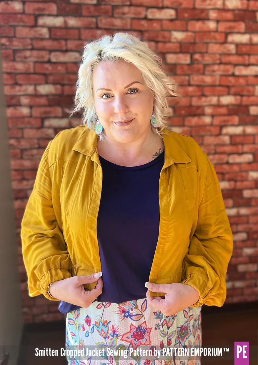 Smitten | Jean-style Cropped Jacket Sewing Pattern