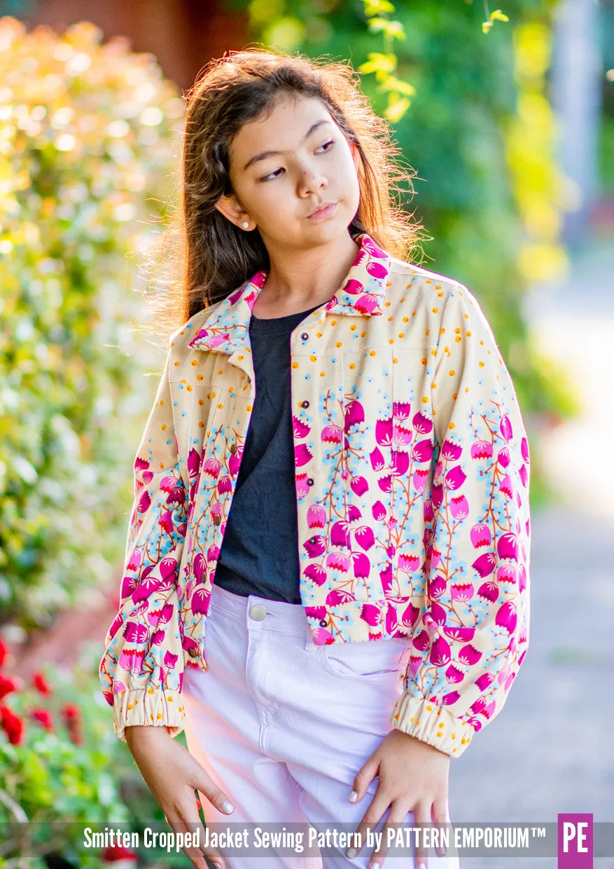 Smitten | Jean-style Cropped Jacket Sewing Pattern