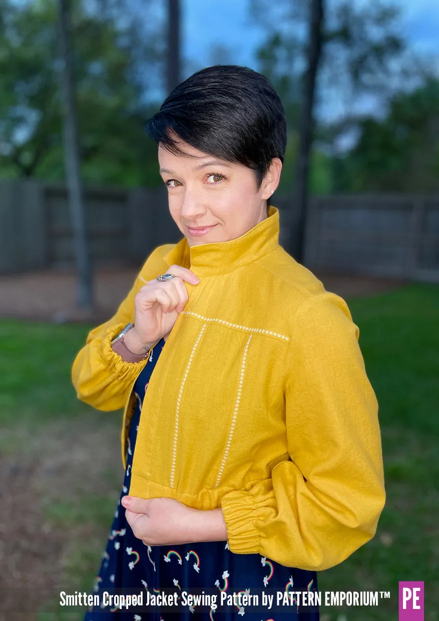 Smitten | Jean-style Cropped Jacket Sewing Pattern