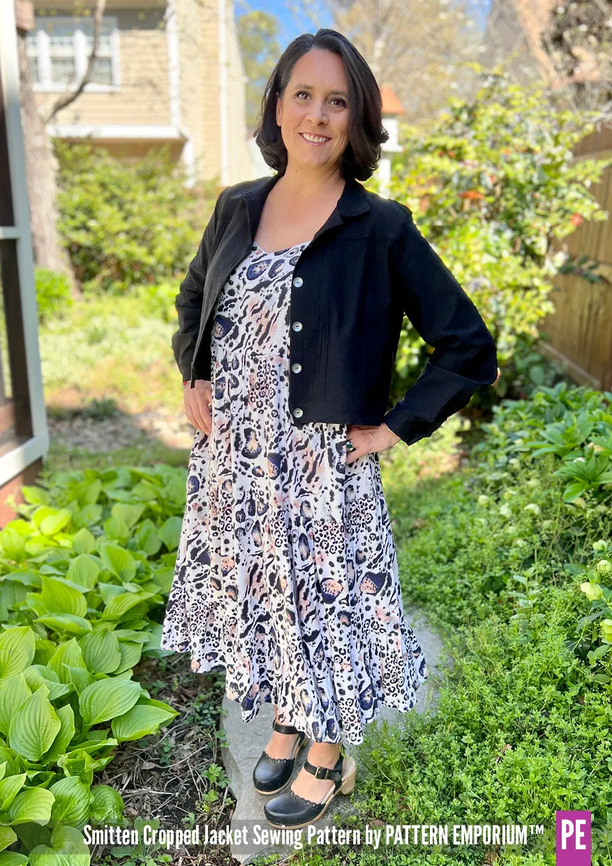 Smitten | Jean-style Cropped Jacket Sewing Pattern