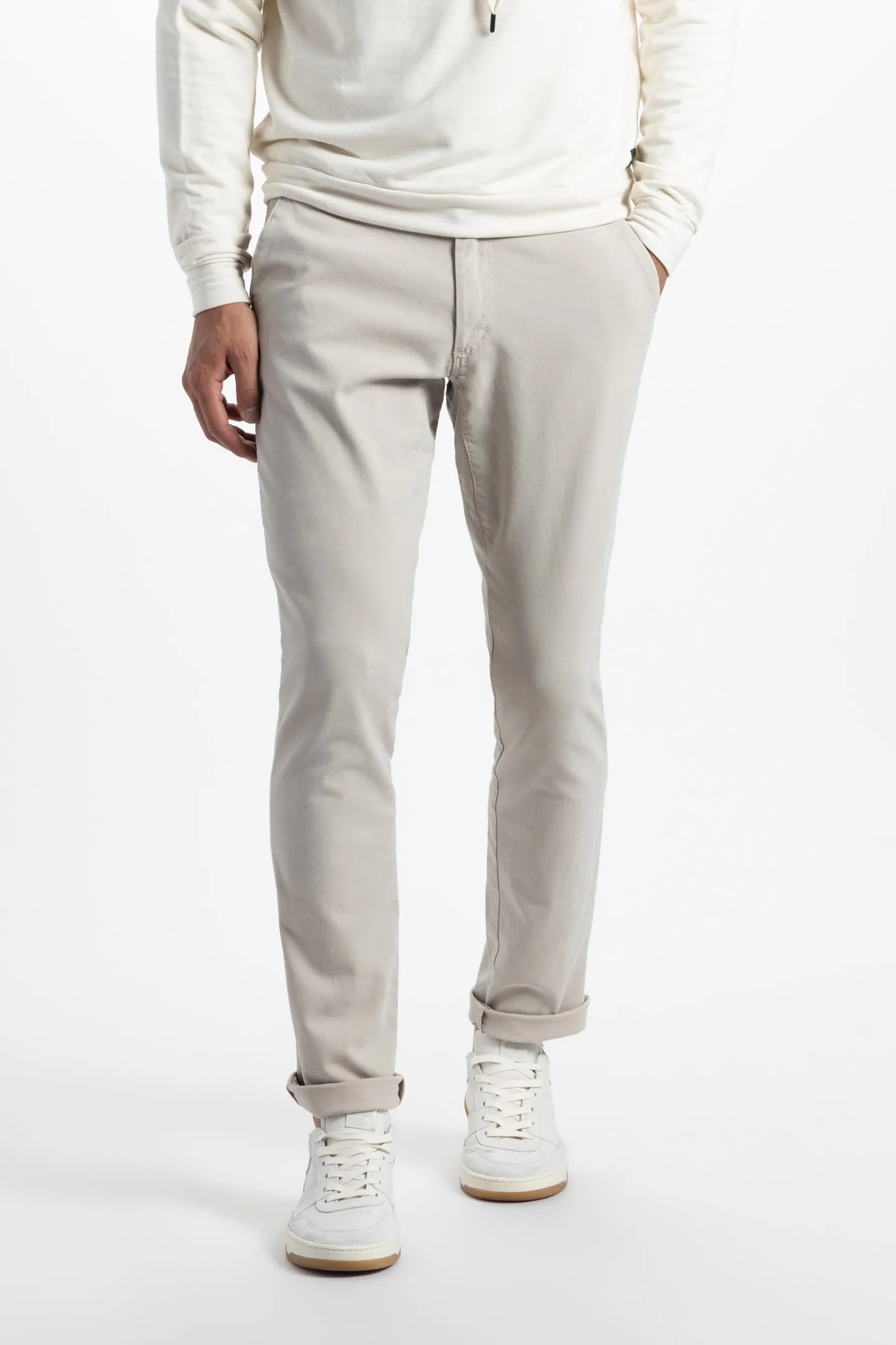 Soft Cloth Hybrid 5 Pocket Pant in Stretch Canvas - Drizzle