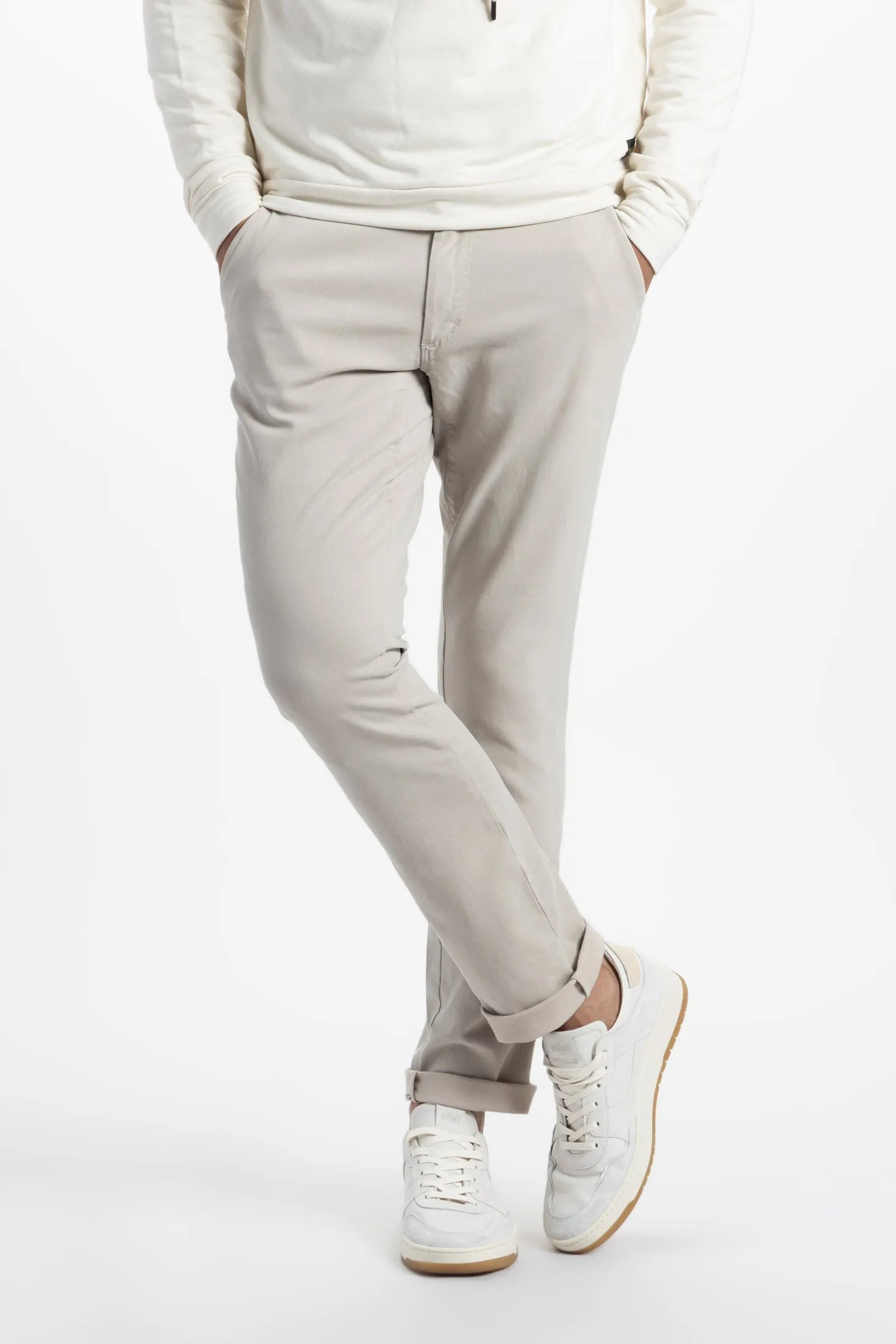 Soft Cloth Hybrid 5 Pocket Pant in Stretch Canvas - Drizzle