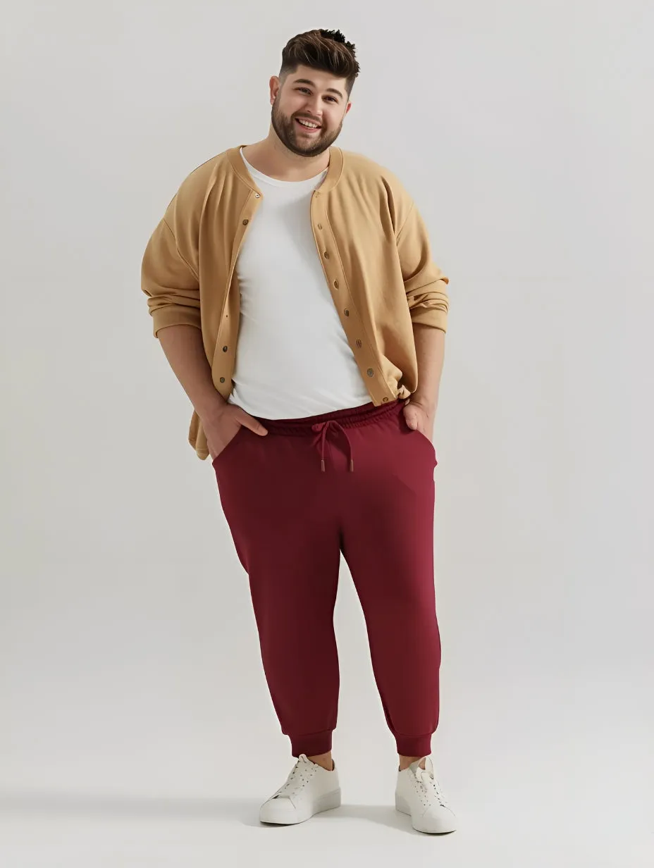 Solid Plus Size Jogger